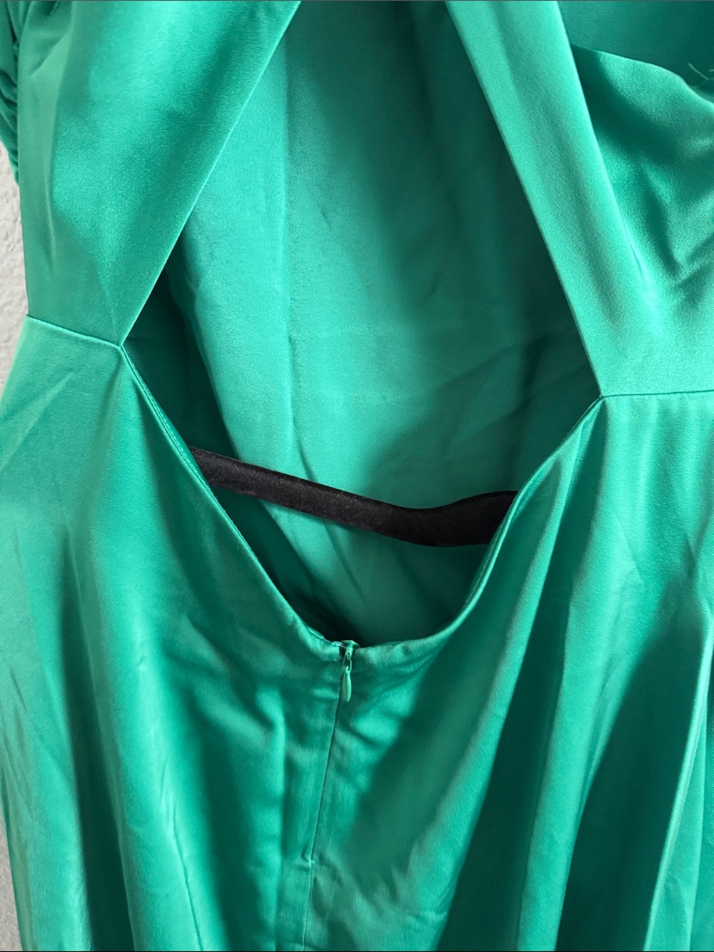 Commense Emerald Green Sleeveless Ruched Maxi Dress - Picture 7 of 7